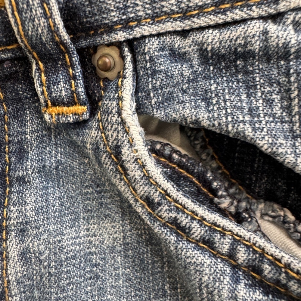 Baby Gap 3T Girls Blue Denim Flare Jeans Pants - Picture 3 of 9
